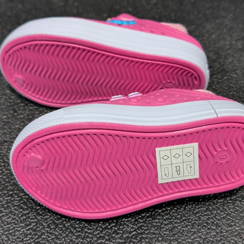Girls Foamies Sketchers Molded Slip On Pink Size 6 - Picture 4 of 4